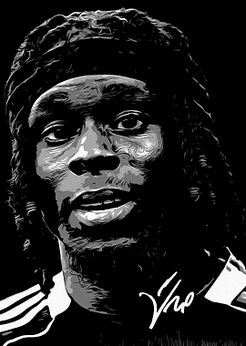 Jeremie Frimpong Pop Art Portrait