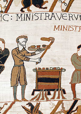 Food is Prepared Bayeux Tapestry Scene 42