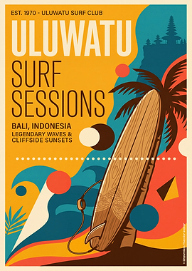 Uluwatu Surf Sessions Poster