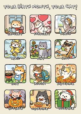 Your Birth Month, Your Cat