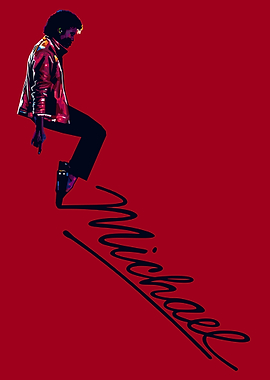 Michael Jackson Moonwalk Silhouette