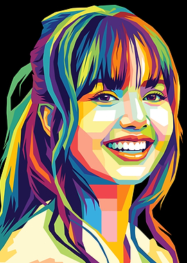 Lisa Pop Art Portrait