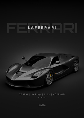 Ferrari LaFerrari Dark Gray