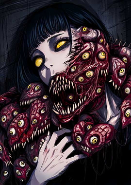 The Thousand-Eyed Horror Anime Girl