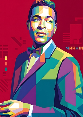 Marvin Gaye Wpap Pop Art