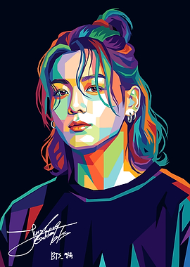 Jungkook Pop Art Portrait