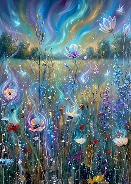 Enchanted Meadow at Twilight