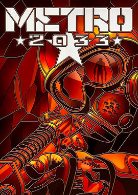 Metro 2033 Stained Glass Art