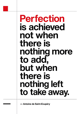 Perfection Quote by Antoine de Saint-Exupéry