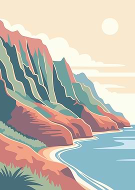 Coastal Mountain Landscape