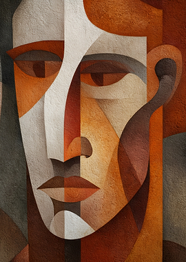 Cubist Portrait of a Person