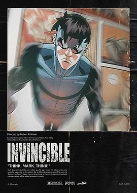 Invincible Comic Book Poster