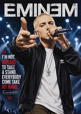Eminem 'I'm Not Afraid' Poster