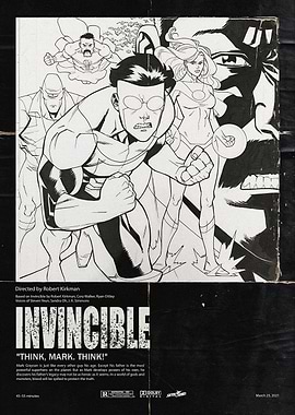 Invincible Comic Art Poster