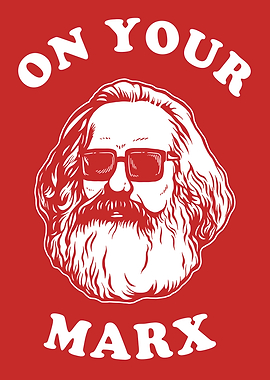 Karl Marx with Sunglasses