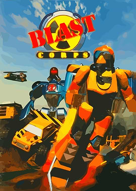 Blast Corps Game Cover Art