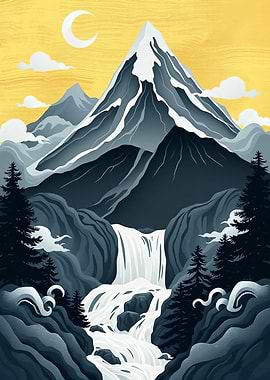 Majestic Japanese Mountain