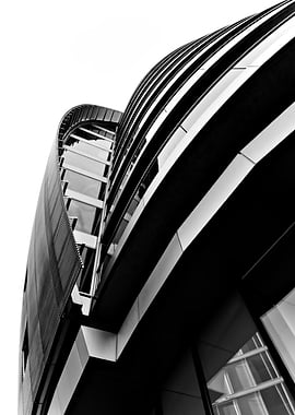Modern Curved Building Architecture