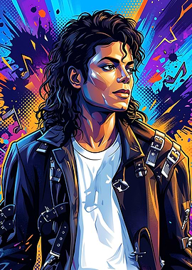Michael Jackson Pop Art Portrait