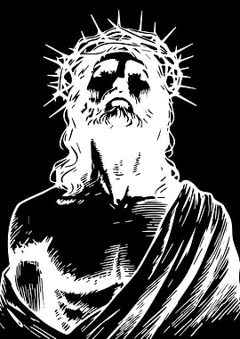 Jesus Christ with Crown of Thorns