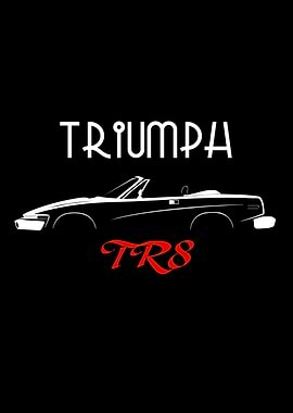 Triumph TR8 Car Silhouette