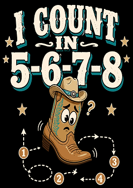 Cowboy Boot Counting Dance Steps