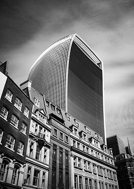 Modern and Historic City Buildings - Sky Garden