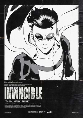 Invincible Comic Book Poster