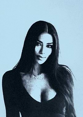 Portrait of kim kardashian