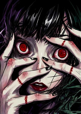 Eyes of Dread Anime Portrait