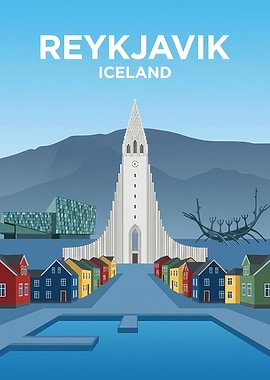 Reykjavik Iceland Cityscape