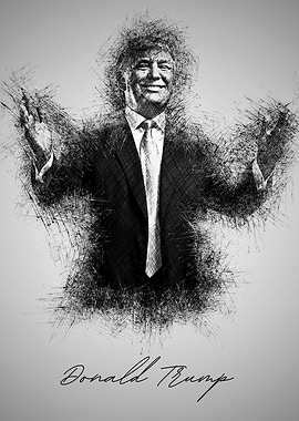 Donald Trump Sketch Art