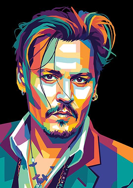 Johnny Depp Pop Art Portrait