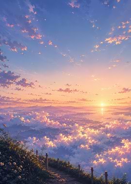 Beyond The Clouds – Dreamy Sky Escape Wall Art