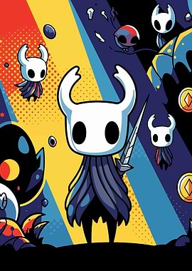 Hollow Knight Pop Art Knight