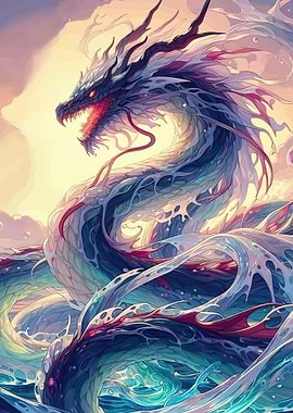 Majestic Water Dragon