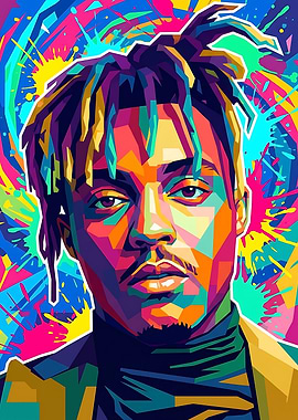 Juice WRLD Pop Art Portrait