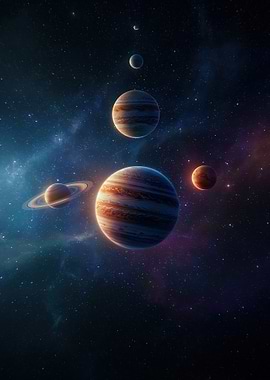 Planets in a Starry Nebula