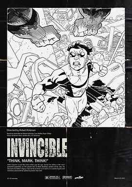 Invincible Comic Art Poster