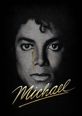 Michael Jackson Portrait with Tear