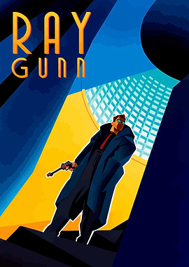 Ray Gunn Noir Detective Art
