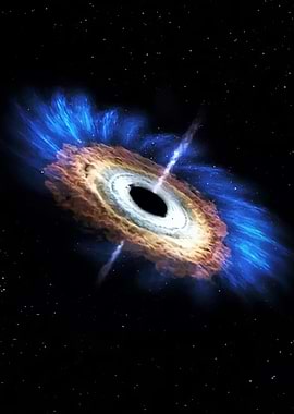 Black Hole with Accretion Disk and Jets