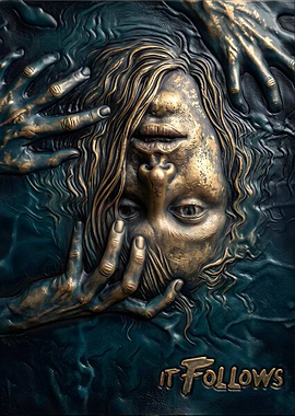 It Follows Movie Poster Relief