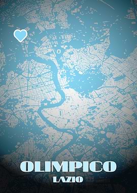 Olimpico Lazio Map