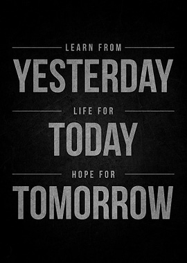 Inspirational quote about time
