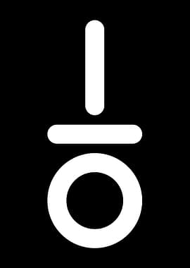 Minimalist Symbol 1/0