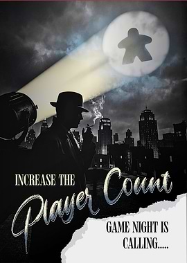 Moody Film Noir Board Game Night
