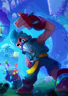 Underwater Brawl Stars Characters