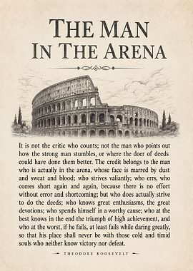The Man in the Arena Quote
