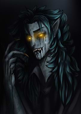 Dark Fantasy Vampire Portrait